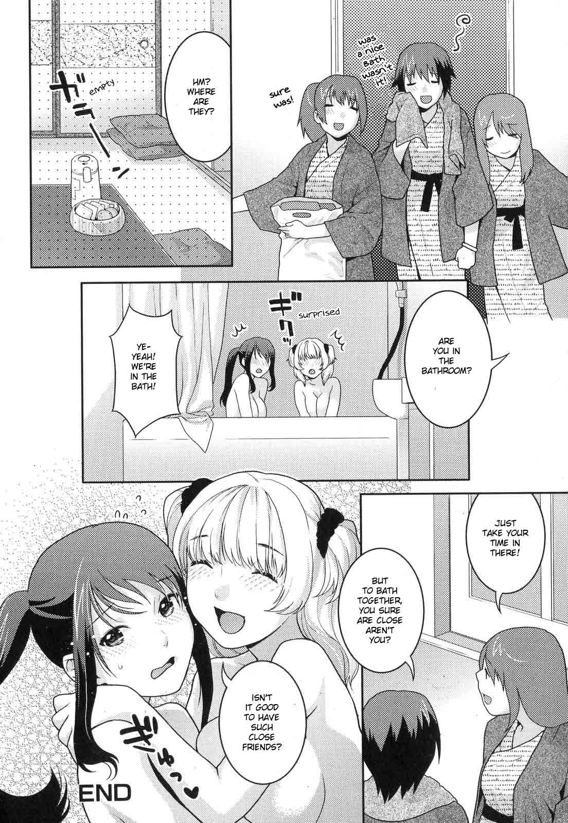 [ねこまたなおみ] 裸のつきあい (ふたなりっ娘らばーず♥ Vol.6) [英訳] [無修正]