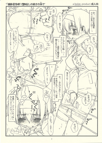 [bolze. (rit.)]「鶴来屋男勝り奮戦記」の続きの体で (痕) (C76)