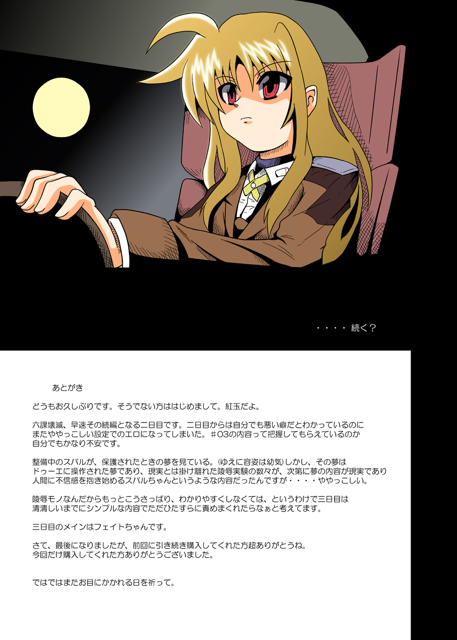 (COMIC1☆3) [黒玉屋 (紅玉)]] 六課壊滅～二日目～ (魔法少女リリカルなのは)