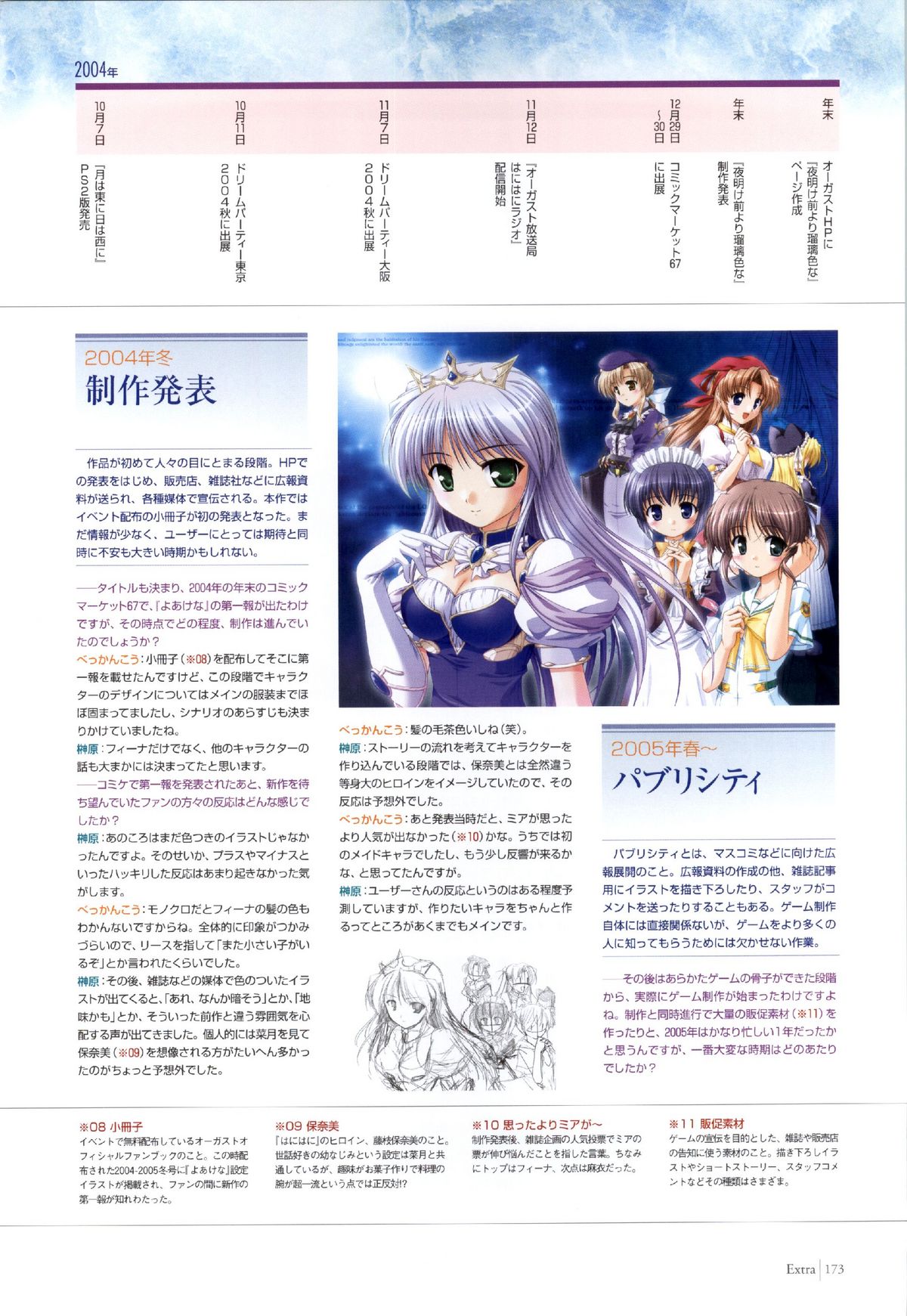 夜明け前よりるりいろな（クレセントラブ）パーフェクトビジュアルブック