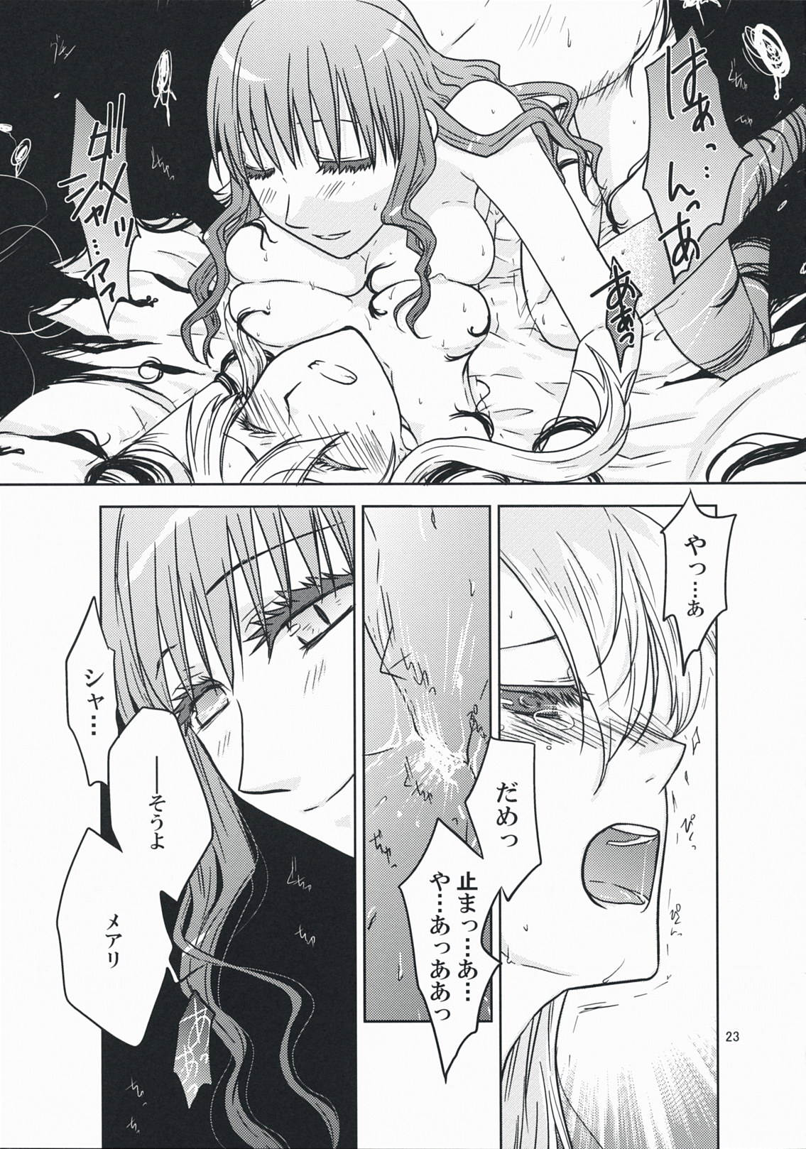 (COMIC1☆3) [VINEGER (藤原かなこ)] 彼女の願いと、カノジョノネガイ (漆黒のシャルノス～What a beautiful tomorrow～)