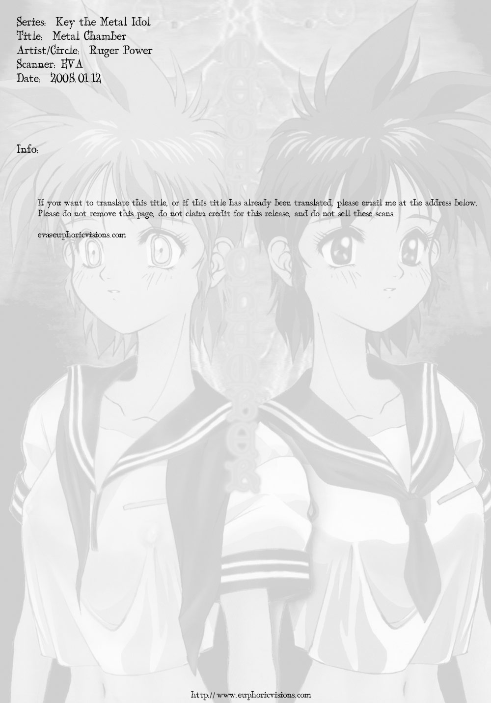 (C48) [St RUGER POWER (ダグー平沼)] Metal Chember (キィ・ザ・メタル・アイドル)