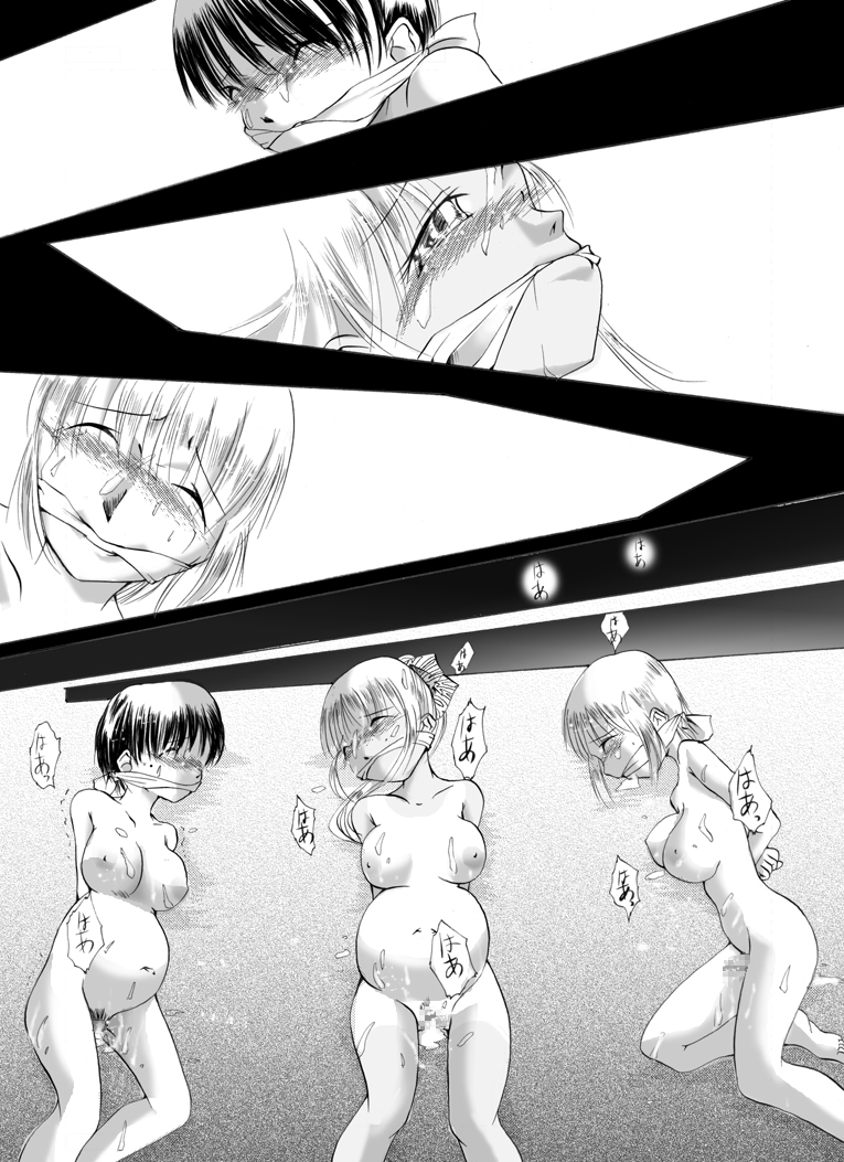 [Nightmare Express-悪夢の宅配便-] 欲望回帰 第208章-母娘誘拐強姦魔6妊婦二匹とNHの凌辱乱舞編-