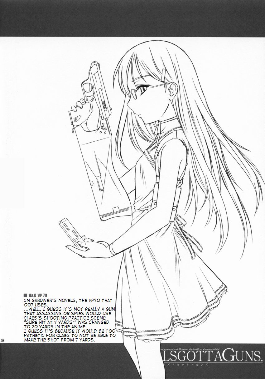 (C65) [SS109 (つつみあかり)] ガールズ・ガット・ガンズ (ガンスリンガー・ガール) [英訳]