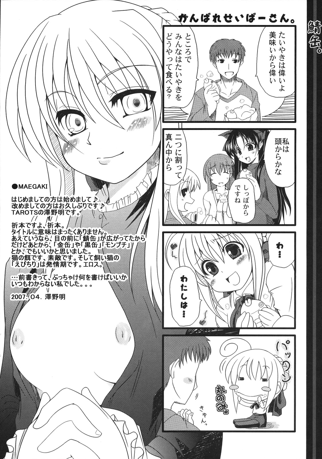 (COMIC1) [TAROTS (澤野明)] 鯖缶。vol.1 (Fate/stay night)