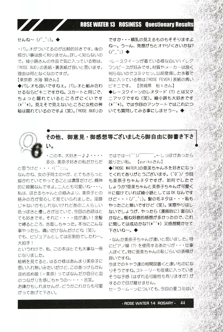 (C61) [ROSE WATER (綾小路はるか)] ROSE WATER 14 ROSARY (美少女戦士セーラームーン)