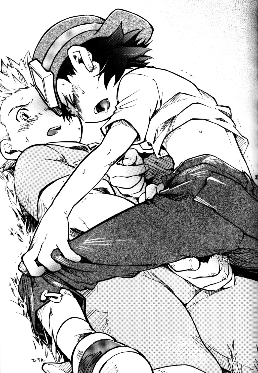 [くるぐるDNA (星逢ひろ)] いなづまロックドーム (デジモンフロンティア)