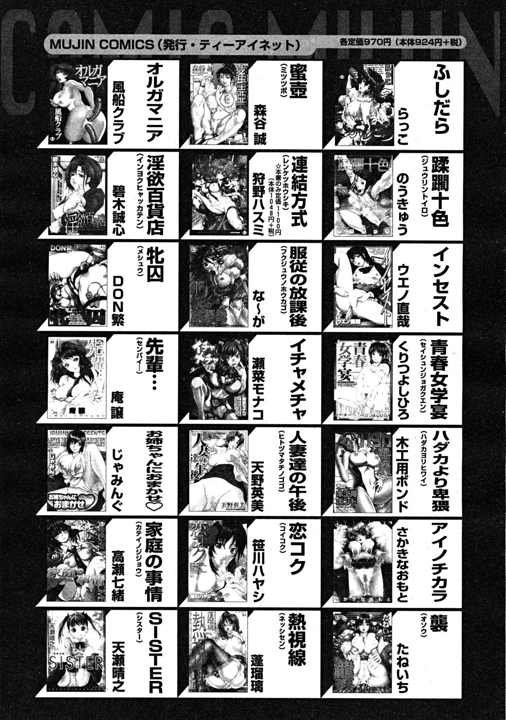 COMIC MUJIN 2008年4月号