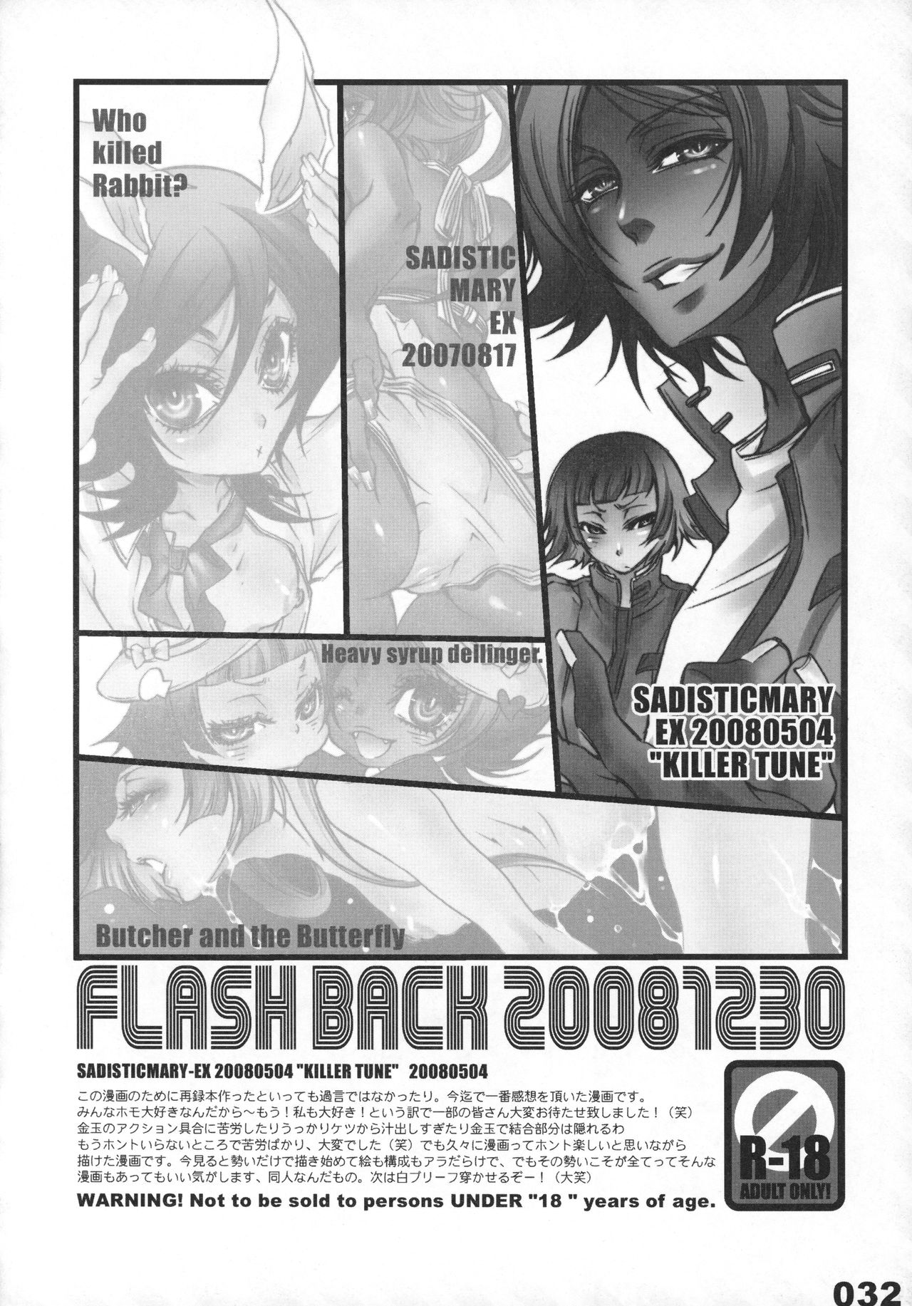 (C75) [Sadistic Mary (服部ミツカ)] FLASH BACK 20081230 (ブリーチ)