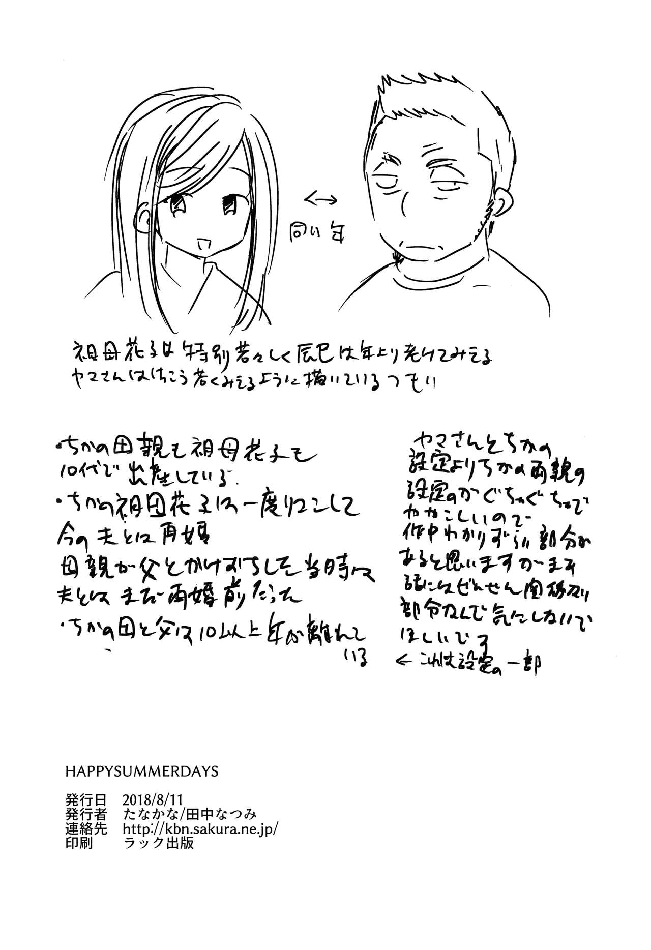 (C94) [たなかな (田中なつみ)] HAPPYSUMMERDAYS