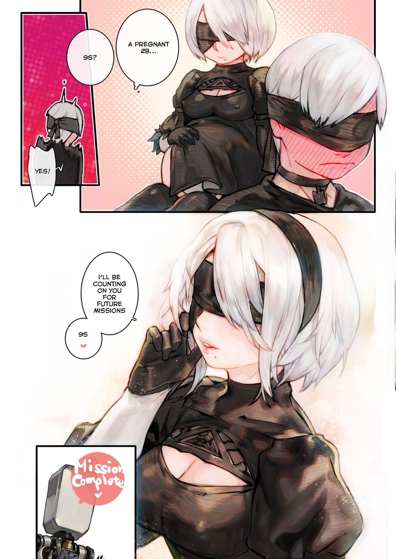 [阿歐印的巡禮日 (阿歐印)] 2B9S (ニーア オートマタ) [英訳]