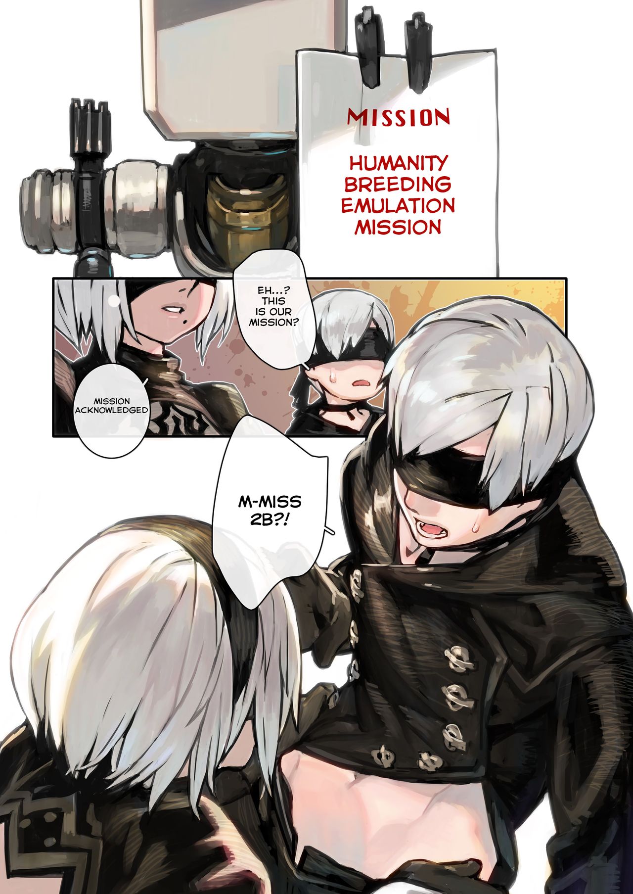 [阿歐印的巡禮日 (阿歐印)] 2B9S (ニーア オートマタ) [英訳]