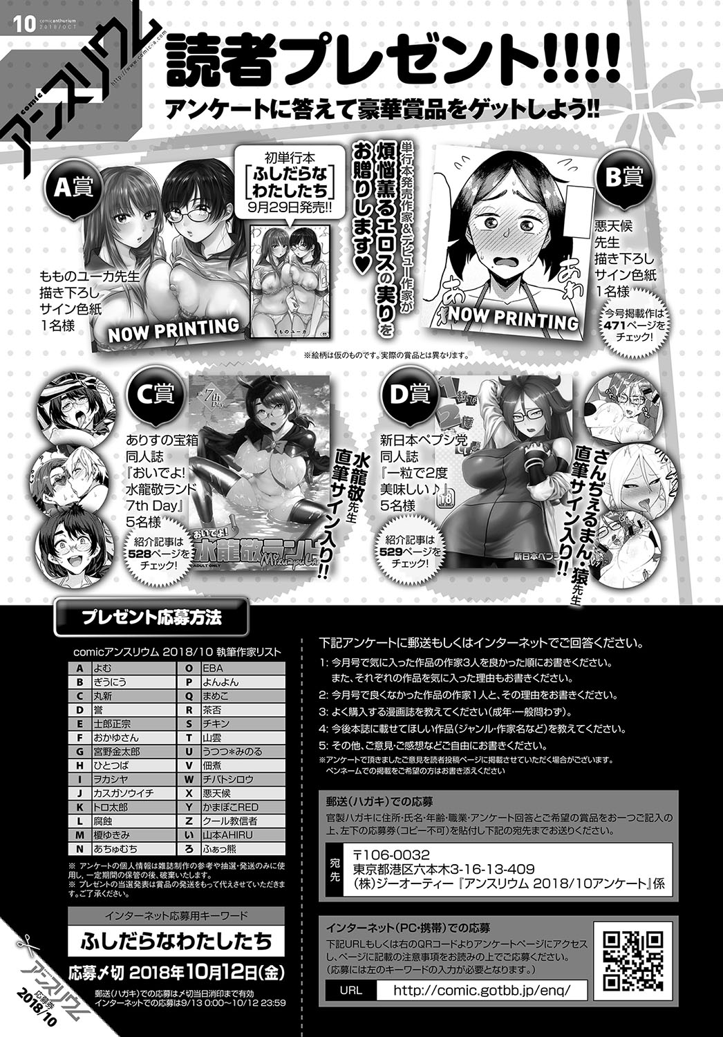 COMIC アンスリウム 2018年10月号 [DL版]