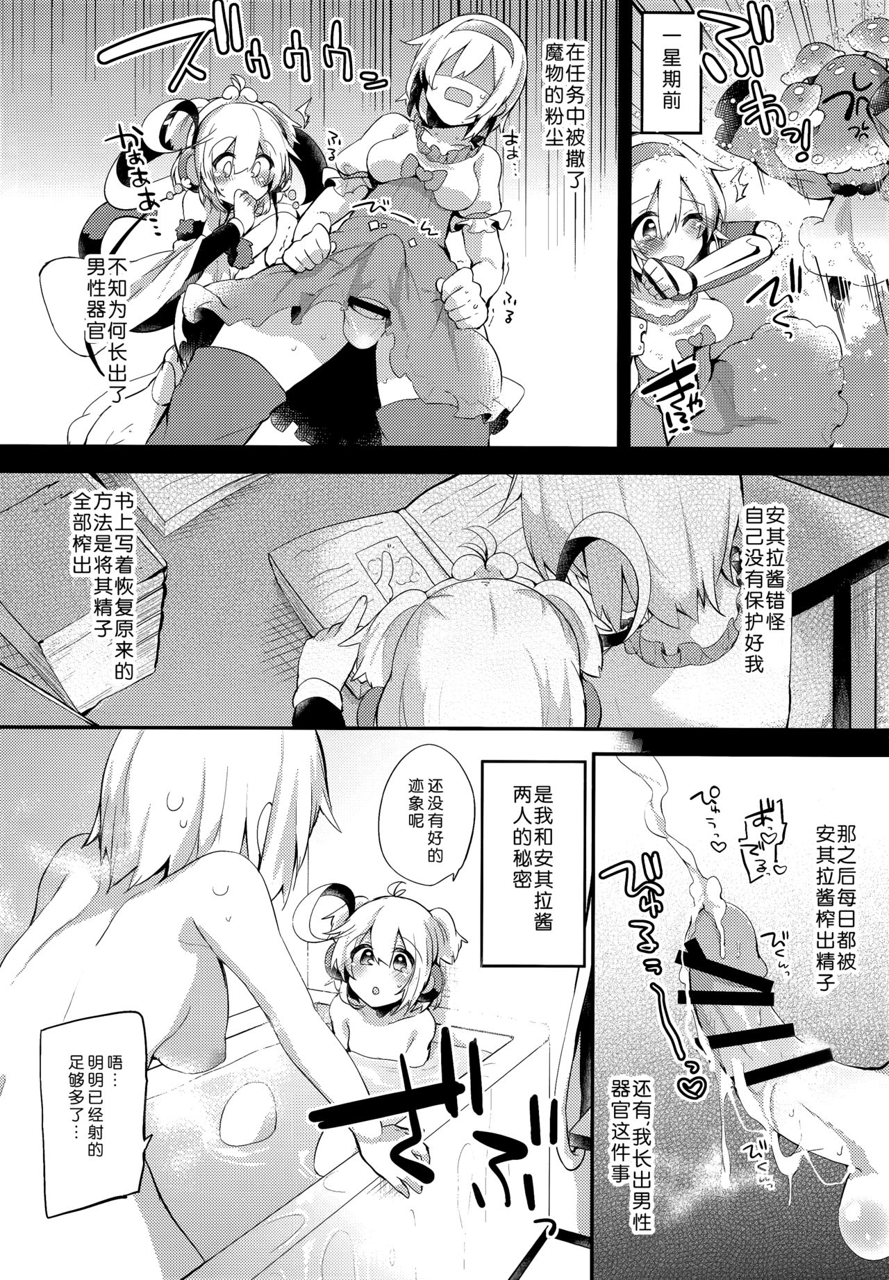 (C92) [りーりおがーと (かえぬこ)] ぼくらのヒメゴト (グランブルーファンタジー) [中国翻訳]