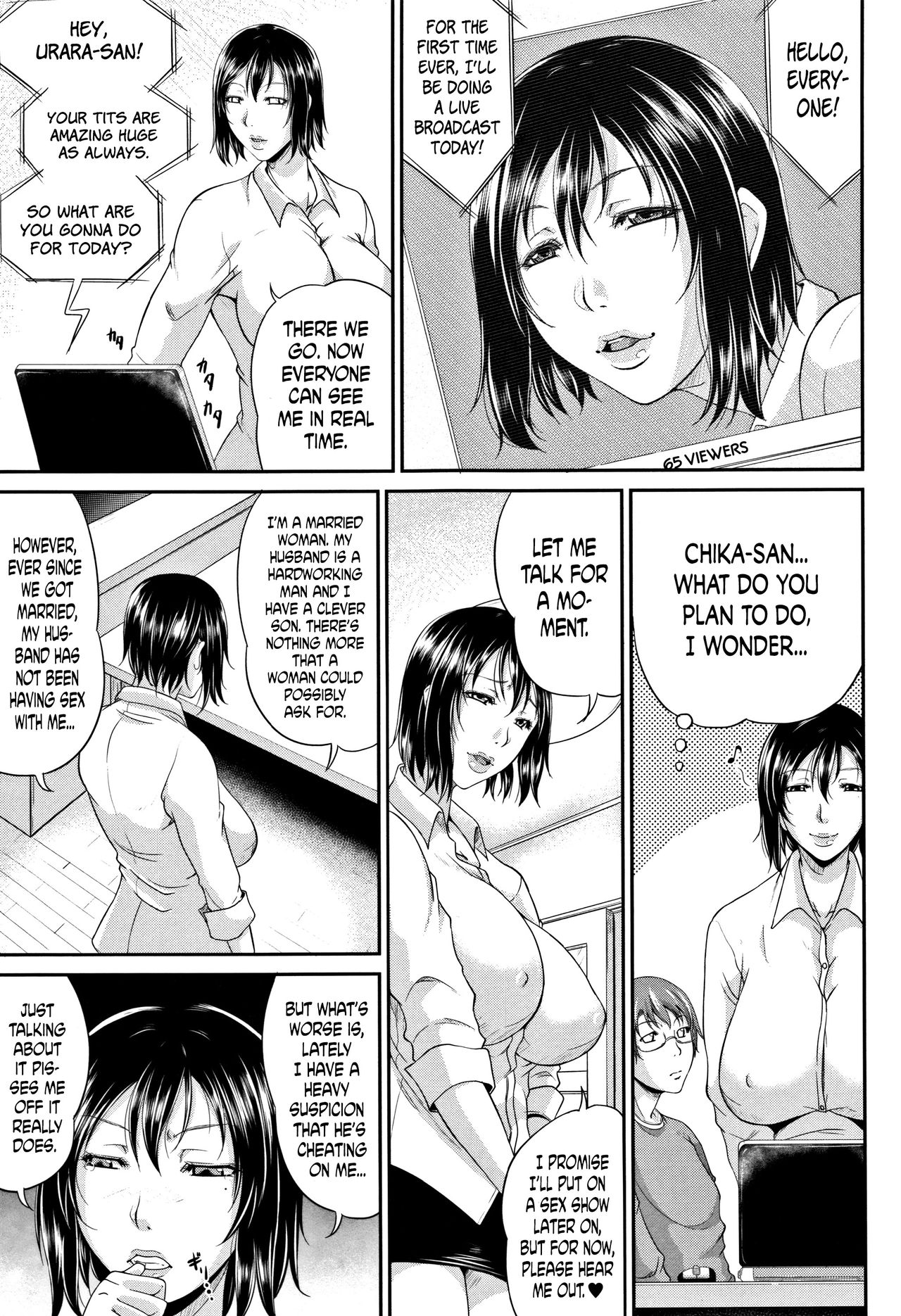 [トグチマサヤ] 我妻なたれ乳 第1-3、8話 [英訳]