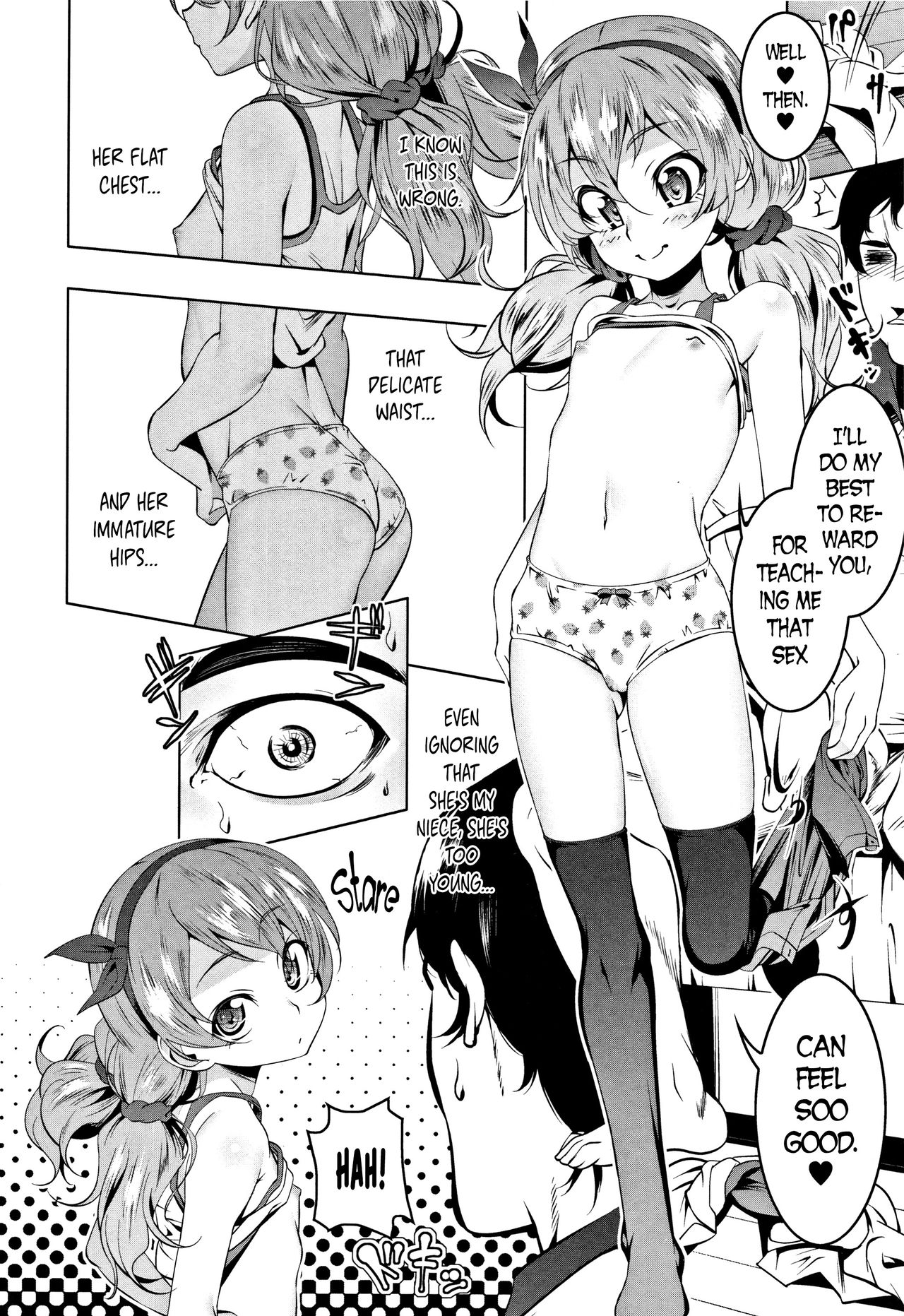 [田辺京] ぺたん娘♥びっち 第3-5話 [英訳]