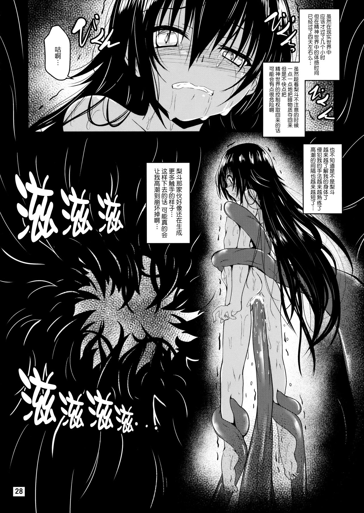 (C93) [夜の勉強会 (ふみひろ)] ダークマターと触手美柑編2 (ToLOVEる ダークネス) [中国翻訳]