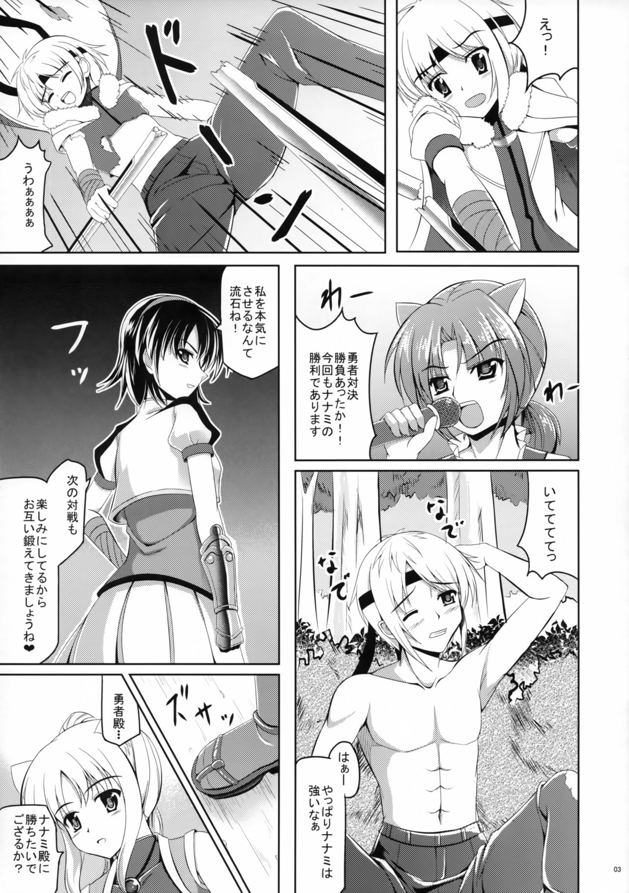 (COMIC1☆7) [七夜月 (runa)] 勇者殿のHな特訓でござる (DOG DAYS)