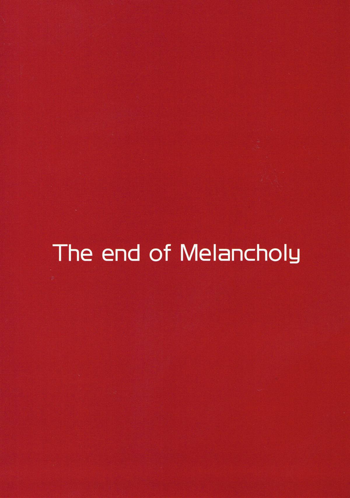 (C75) [こりすや (こりす)] 憂鬱の終わり (涼宮ハルヒの憂鬱)