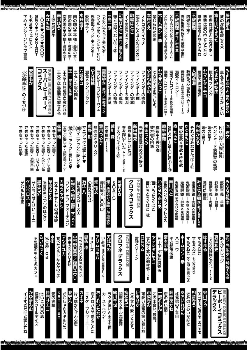MAGAZINE BE×BOY 2015年12月号 [DL版]