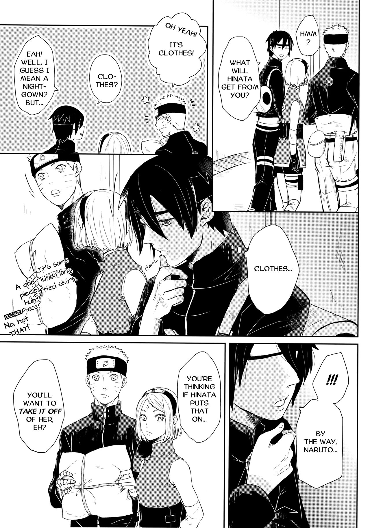 (お忍びデート) [Ring Memo (おれっと)] ねこぱに (NARUTO -ナルト-) [英訳]