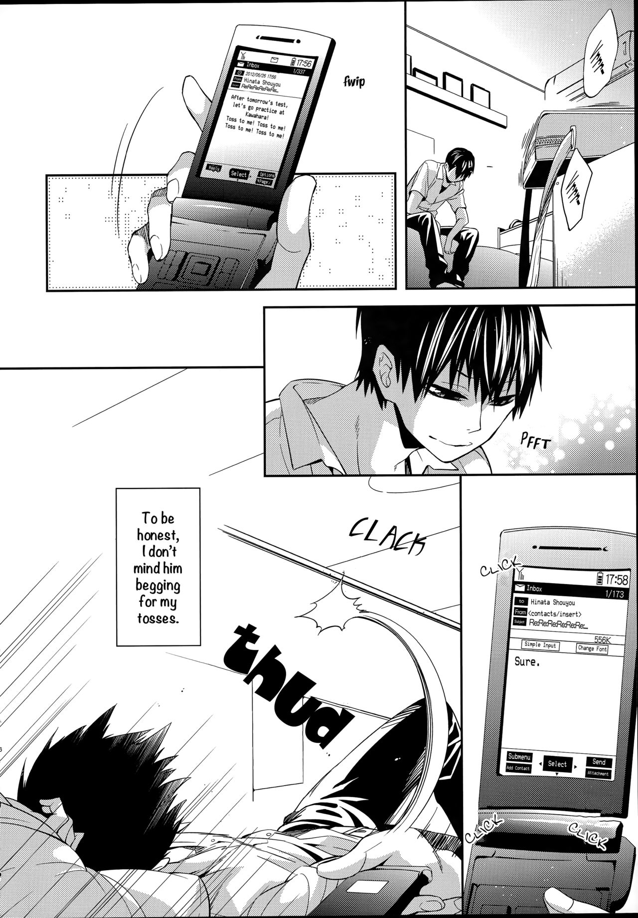 (C87) [零式 (かぼす)] Primary target -前編- (ハイキュー!!) [英訳]