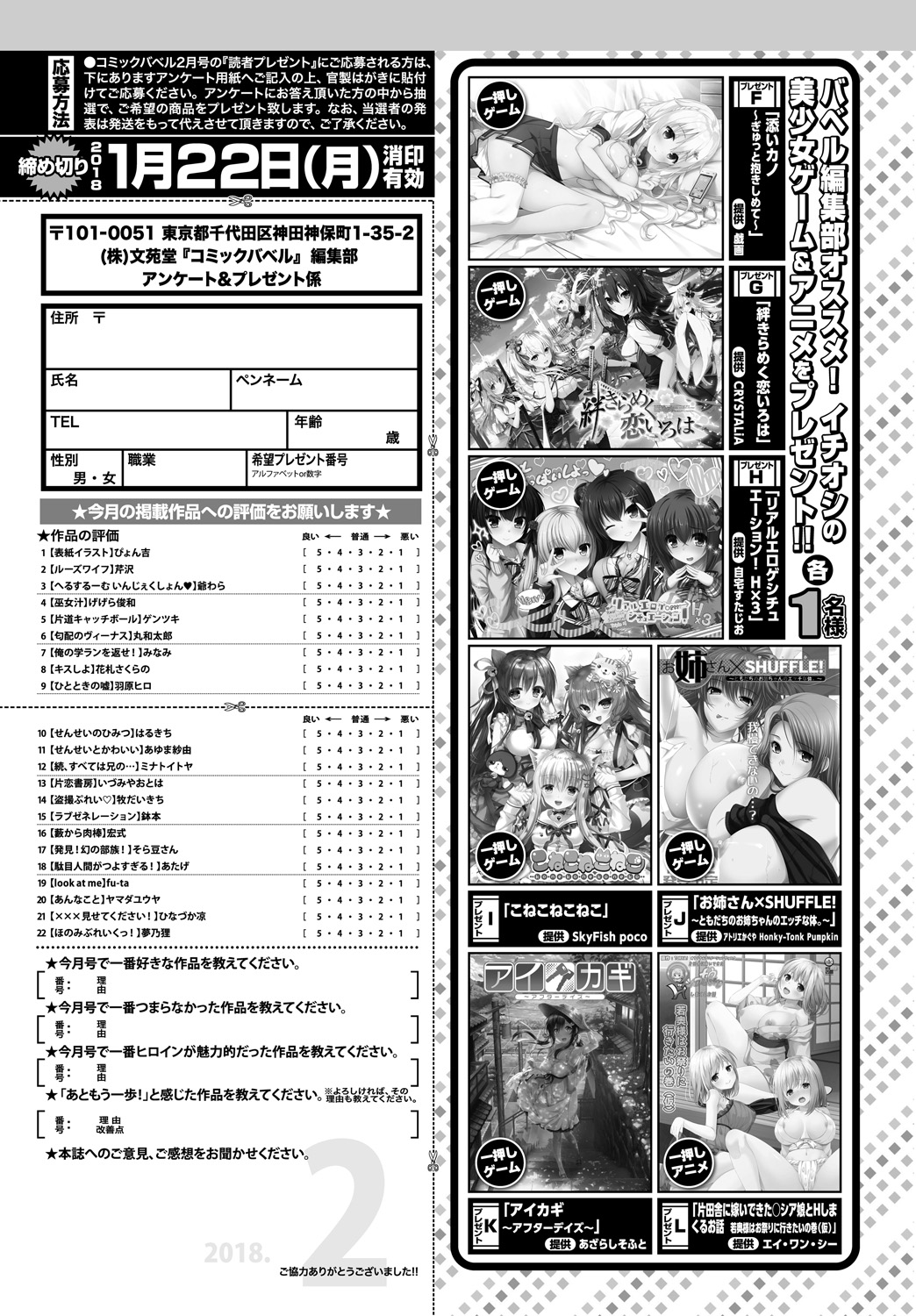 COMIC BAVEL 2018年2月号 [DL版]