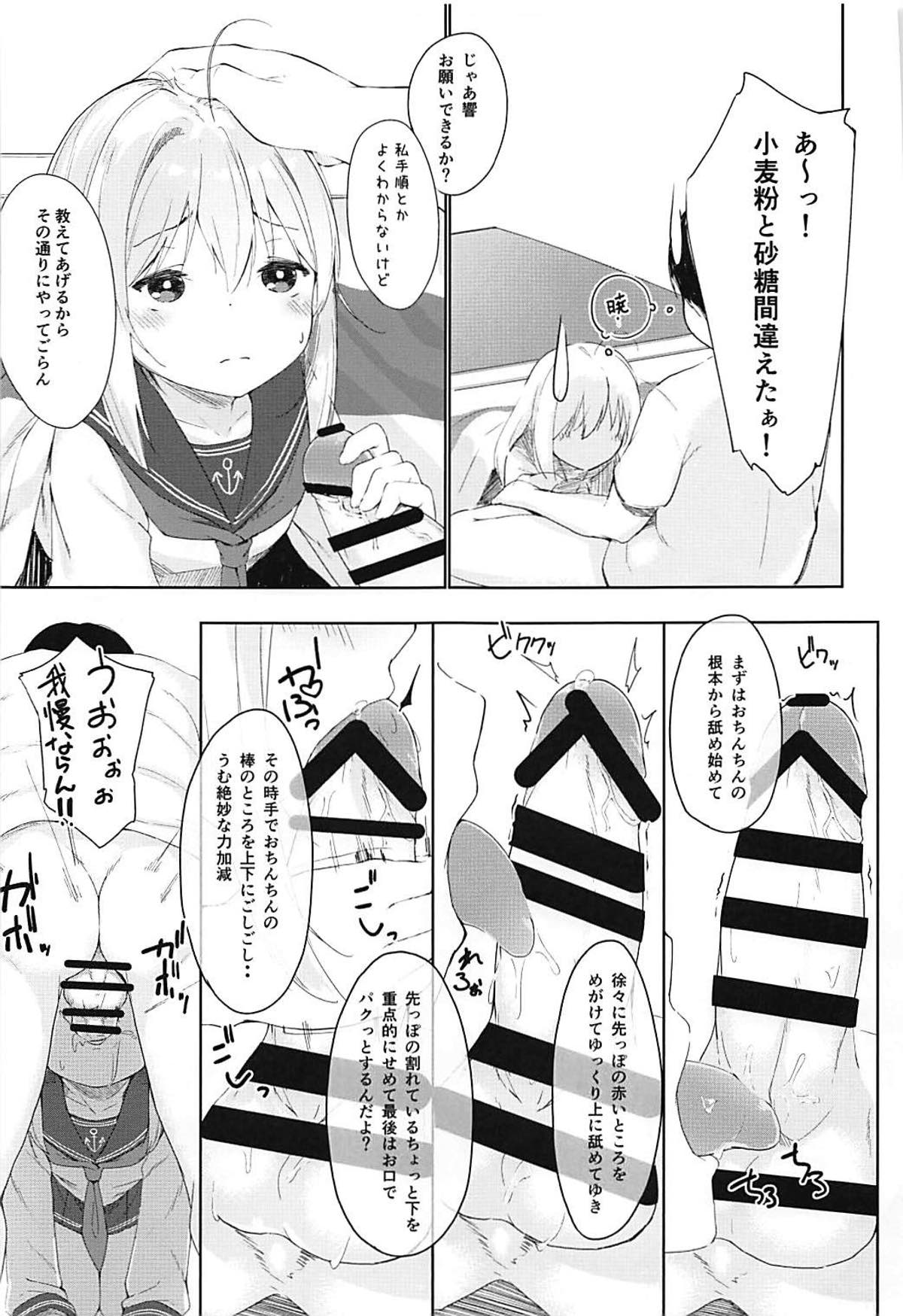 (C93) [爽やか特濃みるく (在誠舞あゆか+)] 響とおこたで濃蜜時間 (艦隊これくしょん-艦これ-)