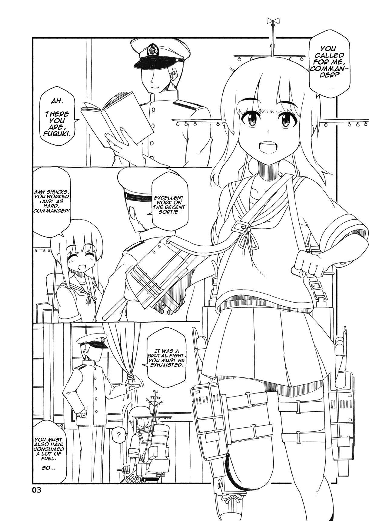 [さんだいよっきゅう (七座菜々音)] 吹雪ちゃんが女になるまで改 (艦隊これくしょん -艦これ-) [英訳] [DL版]