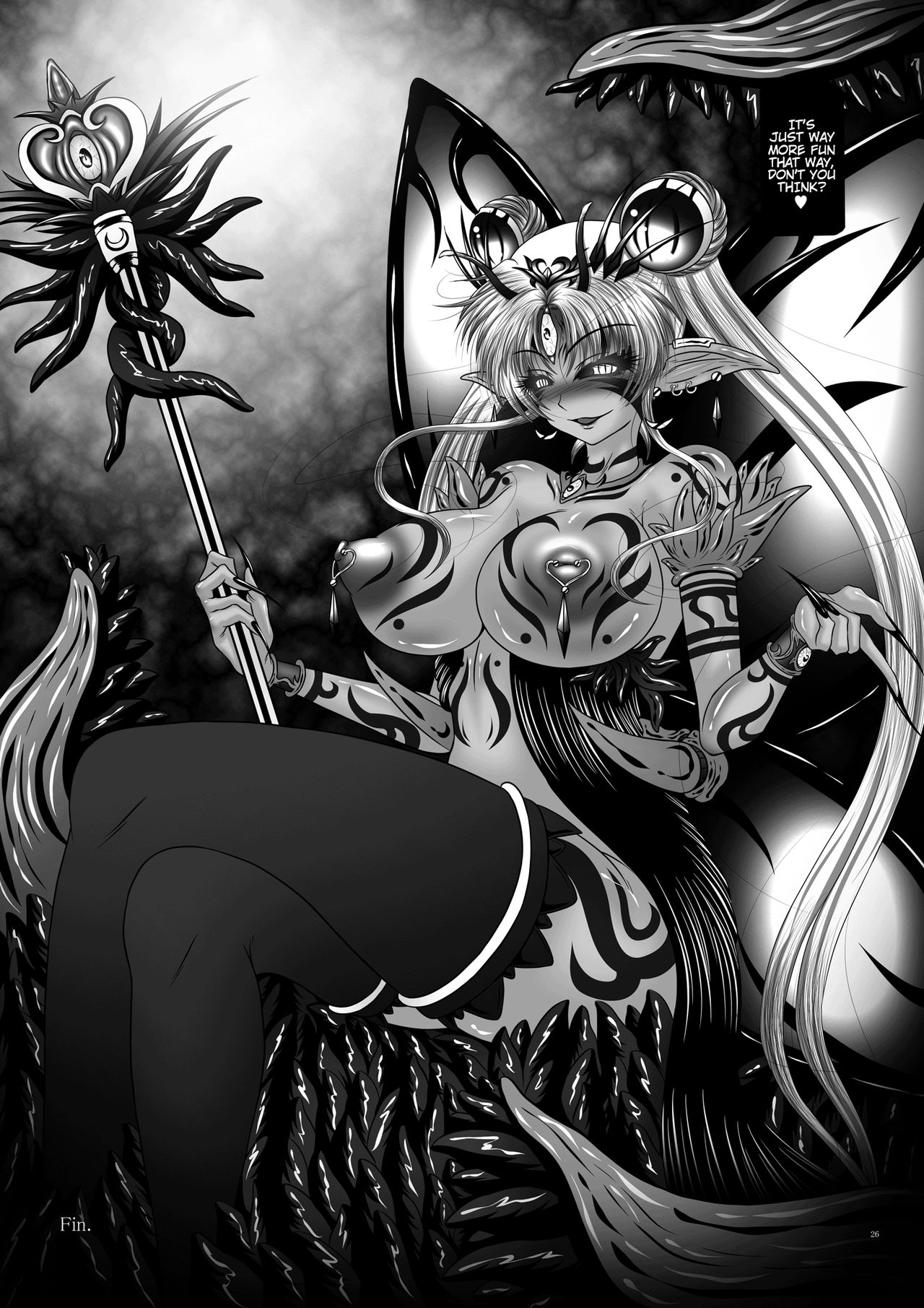 [ぱいんとさいず (八月一日冬至、TKS)] 堕悪惑星症候群 終 ～腐り逝く星々の神話～ (美少女戦士セーラームーン) [英訳] [DL版]