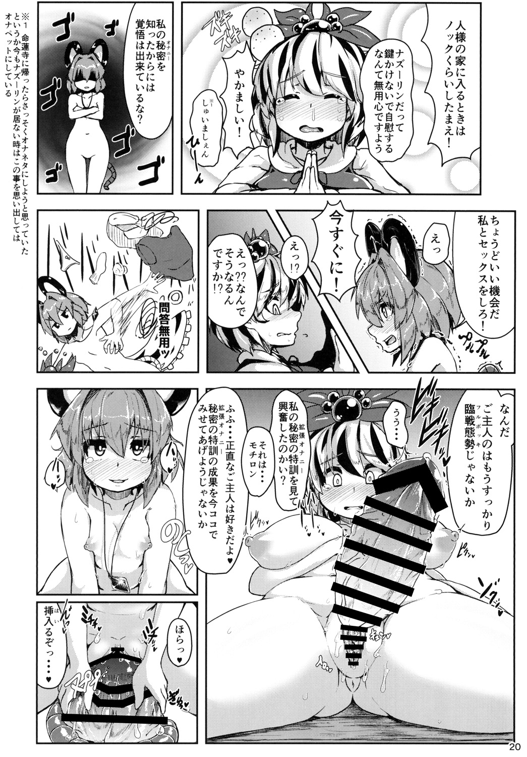 [チーズカンパニー (ペソ)] ナズーリンがごしゅじんの為に秘密の特訓をする話 (東方Project) [DL版]