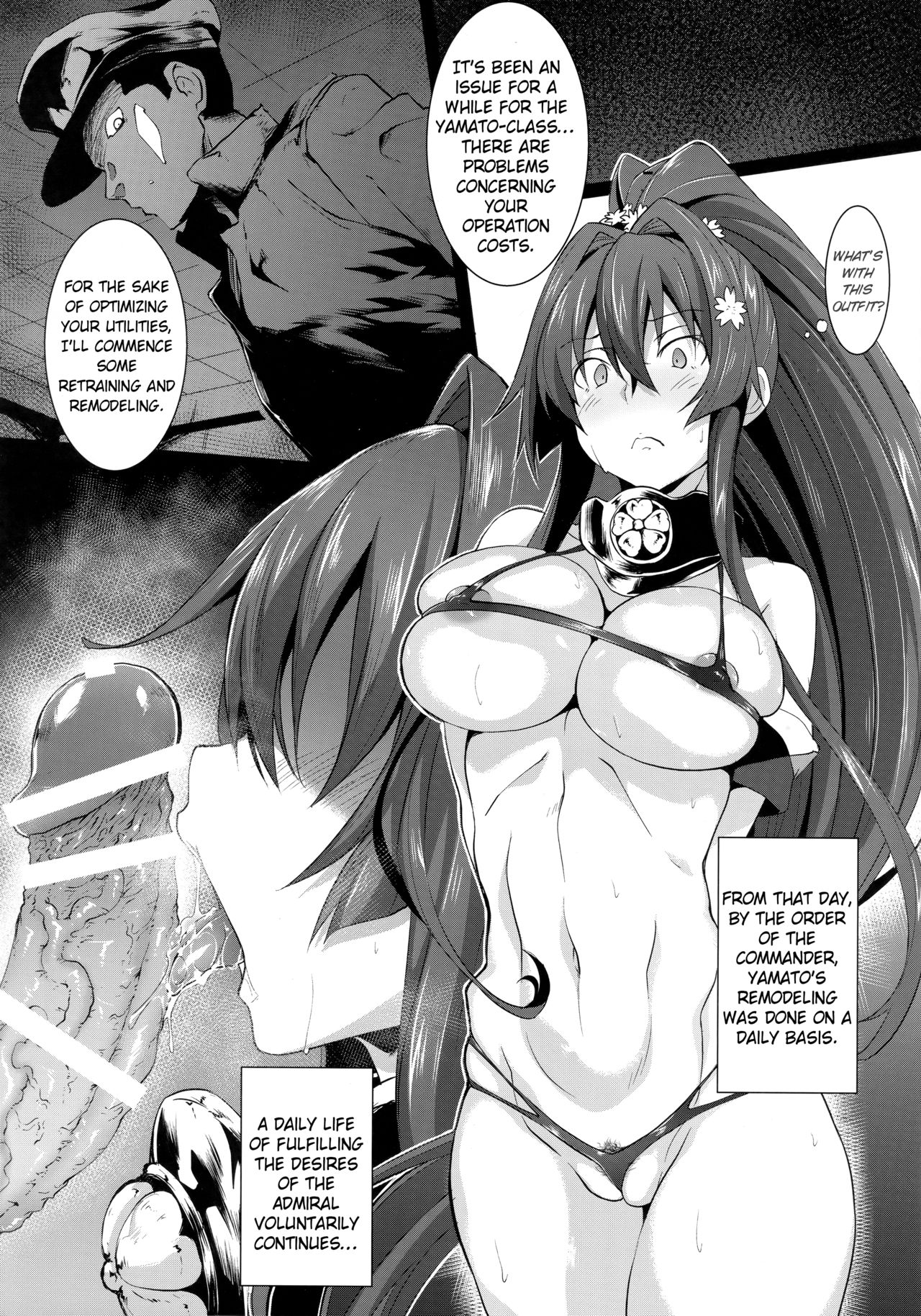 (C91) [アルカロイドノバケツ (ぜらちん)] 大和でアソブ (艦隊これくしょん -艦これ-) [英訳]