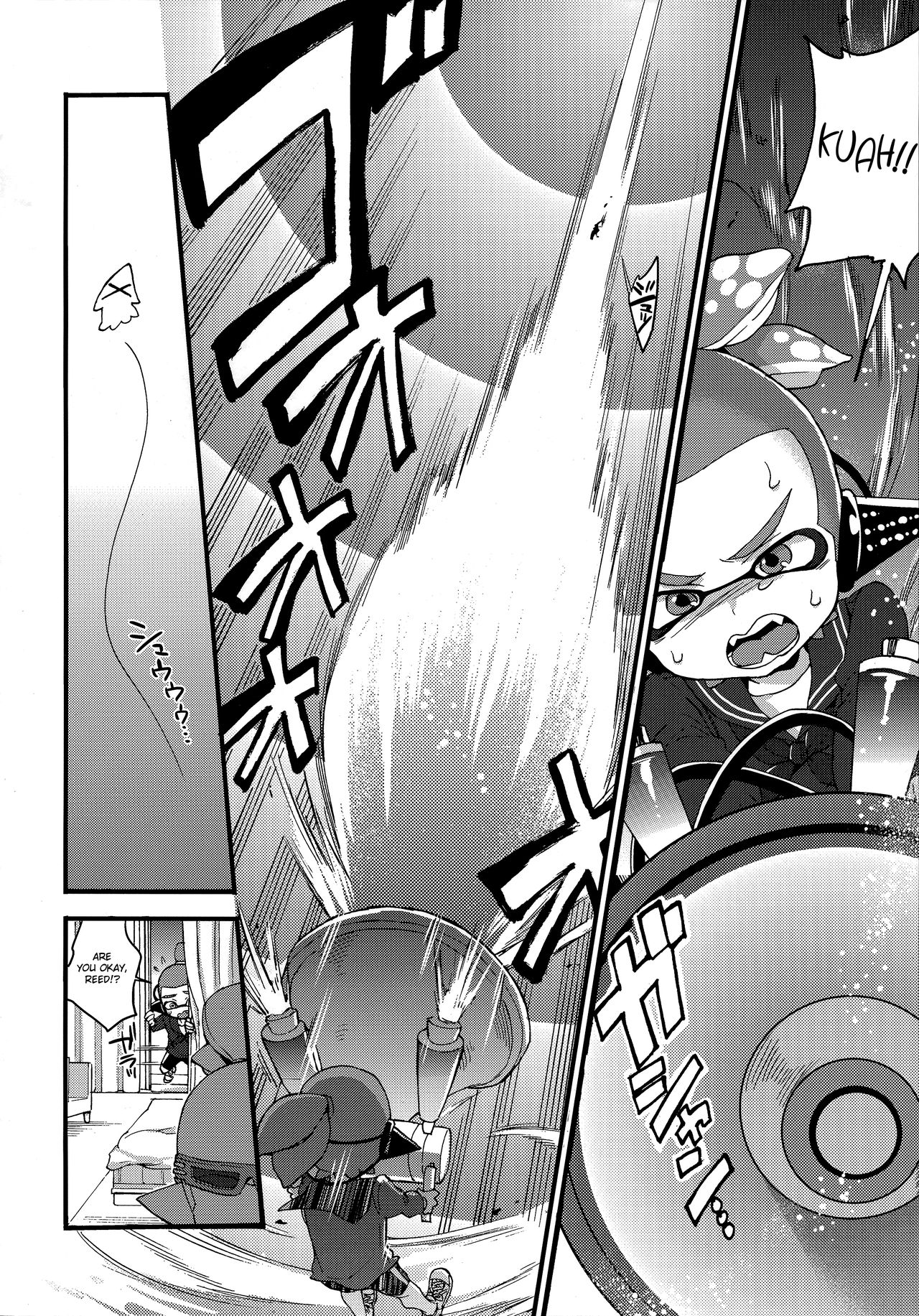 (C90) [紺色ドロップス (森島コン)] おじさんと、30サザエで一晩どう? (スプラトゥーン) [英訳]