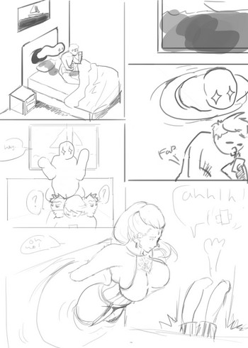 モジョ乙女（ラフドラフト）