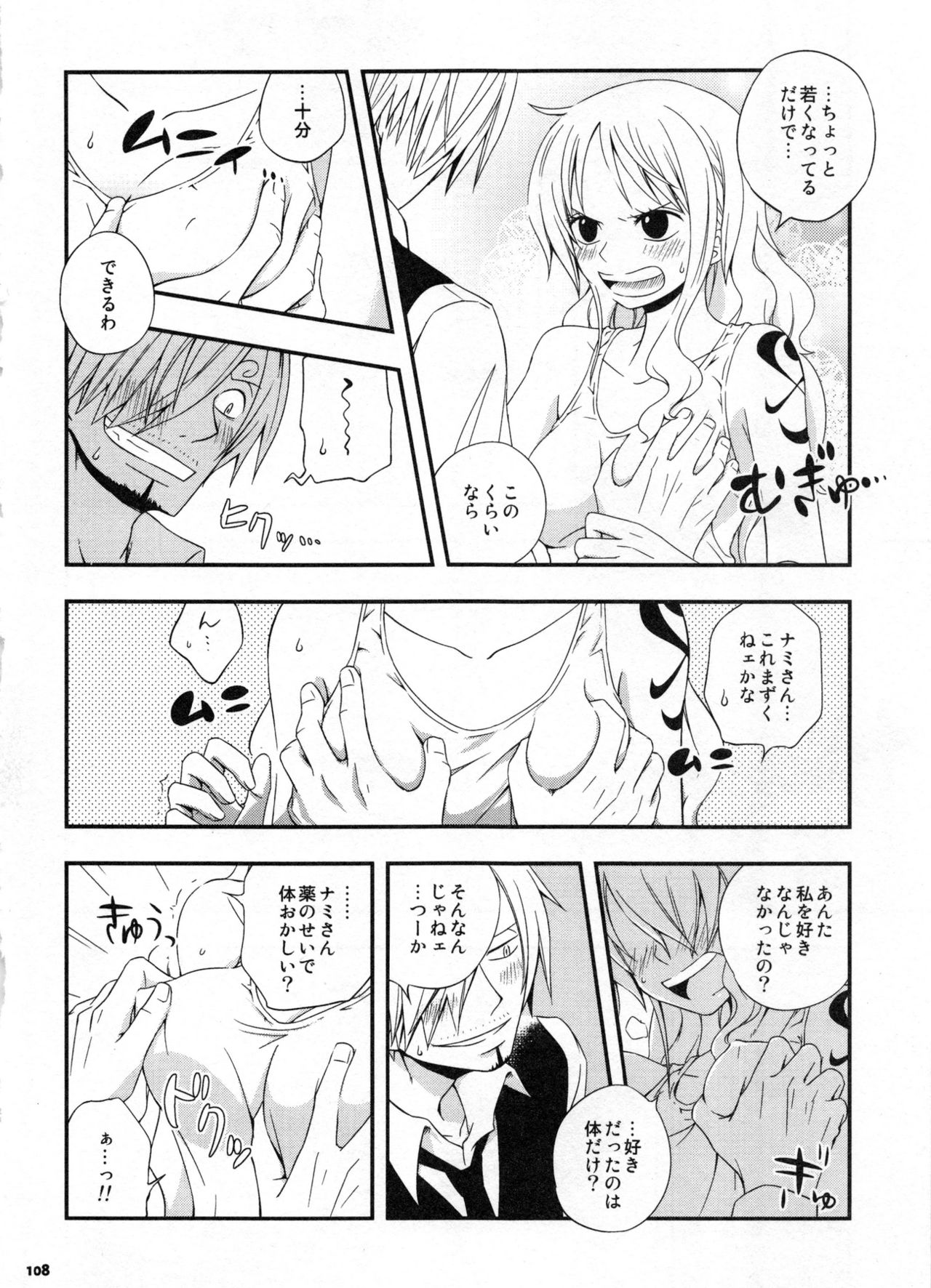 (C91) [Orange Typhoon (山田エナ子)] SweetNess 3 サンジ×ナミ再録集 (ワンピース)