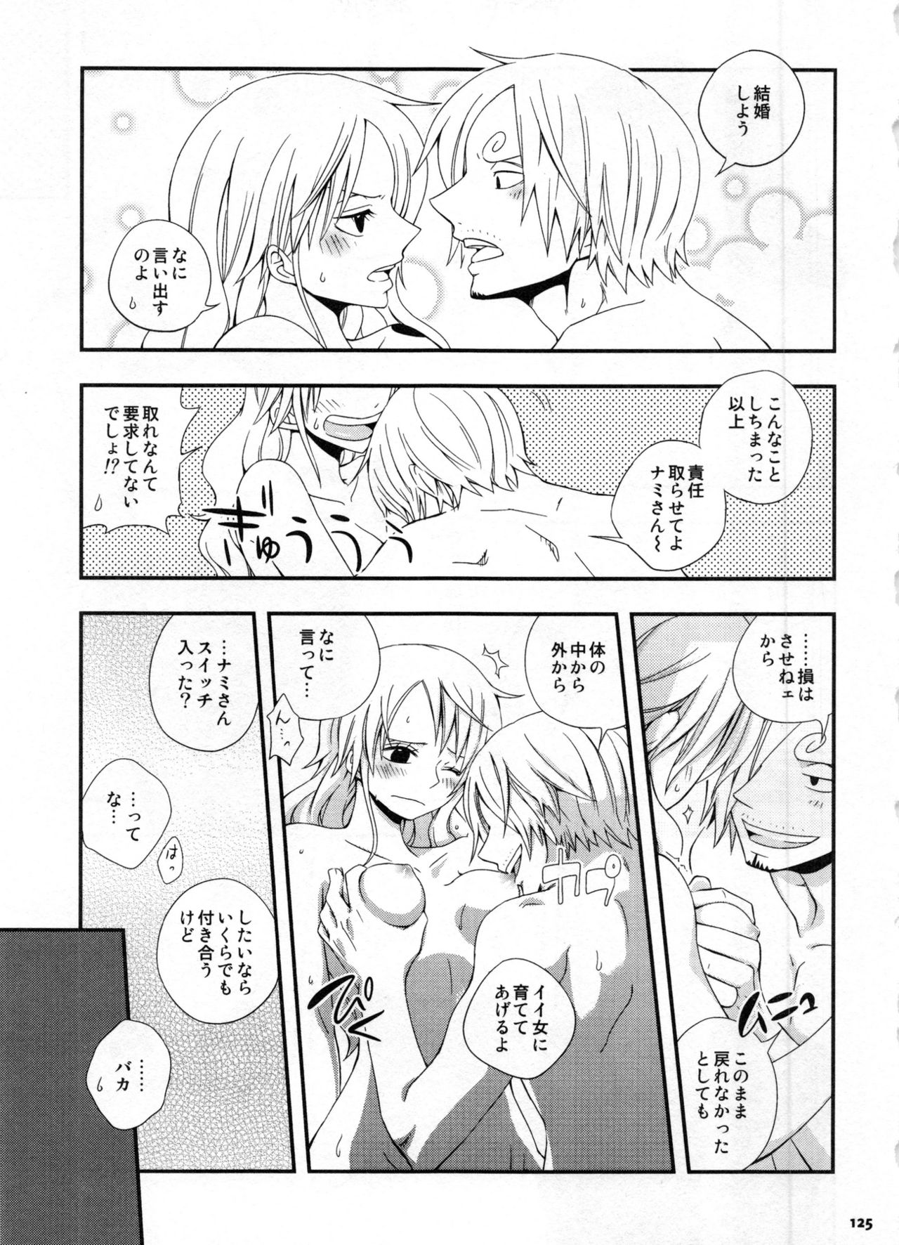 (C91) [Orange Typhoon (山田エナ子)] SweetNess 3 サンジ×ナミ再録集 (ワンピース)