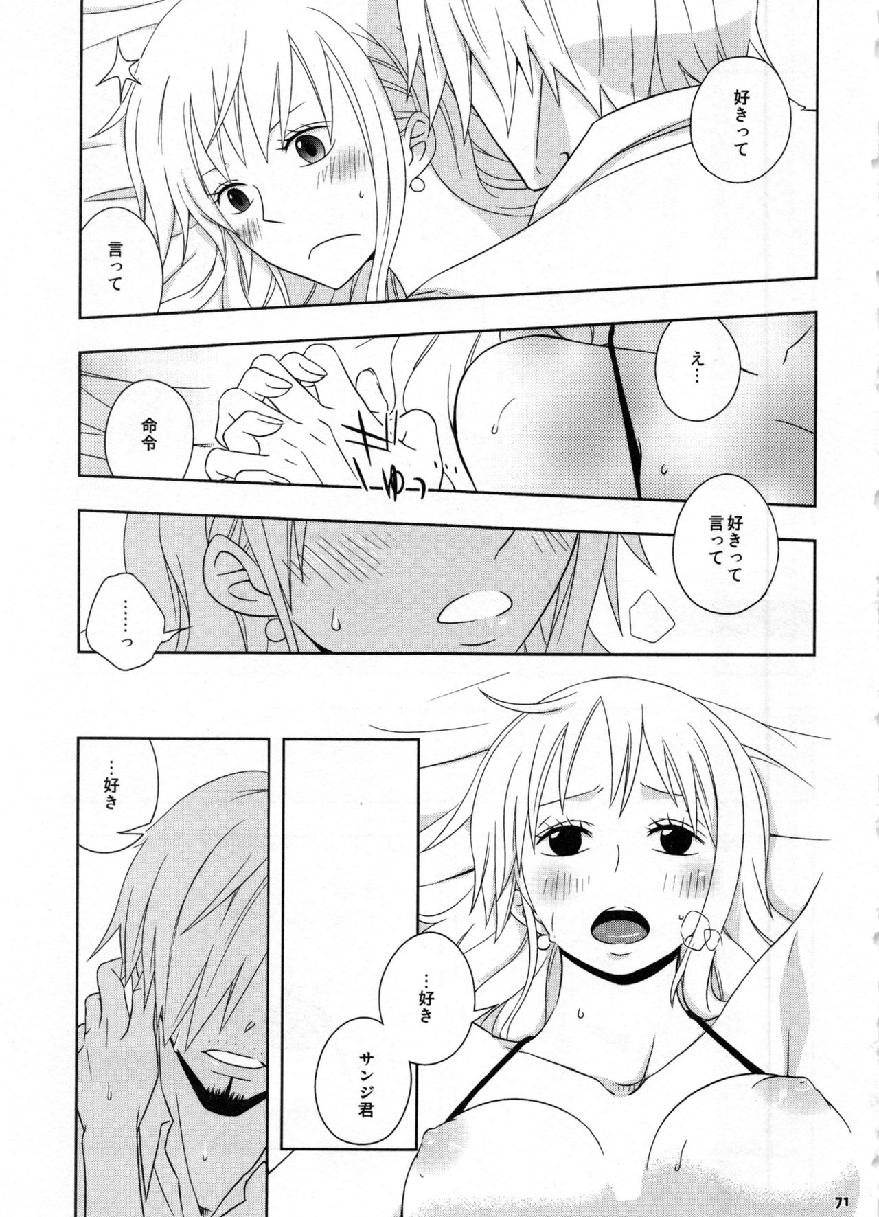 (C91) [Orange Typhoon (山田エナ子)] SweetNess 3 サンジ×ナミ再録集 (ワンピース)