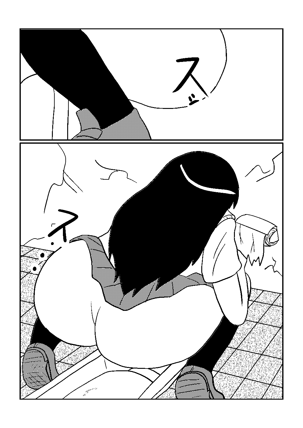 [シェイシェイ]百合でスカ　スカトロ漫画です