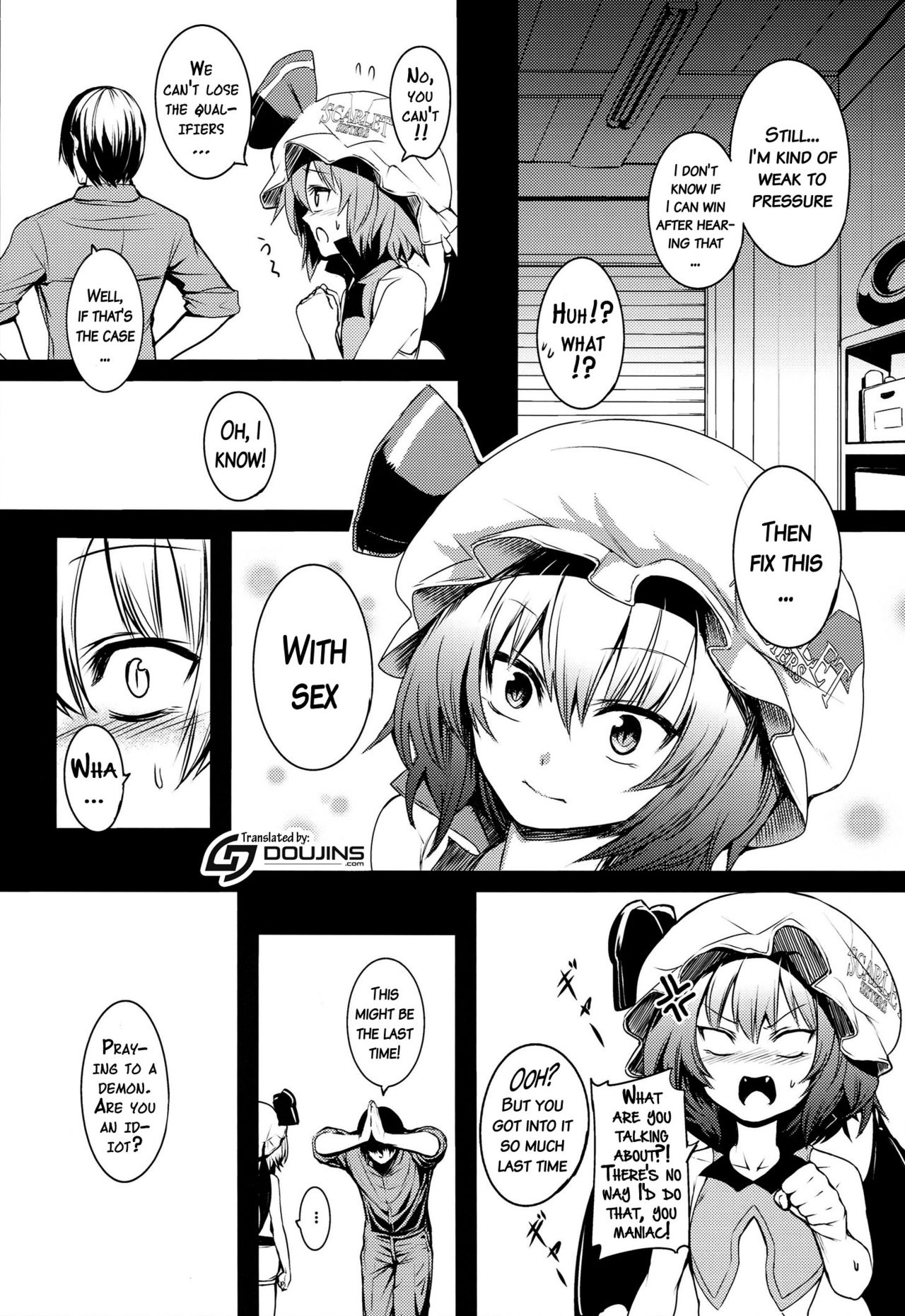 (例大祭11) [TUKIBUTO (よろず)] 東方レースクイーンズ合同 -SCARLET SISTERS- (東方Project) [英訳]