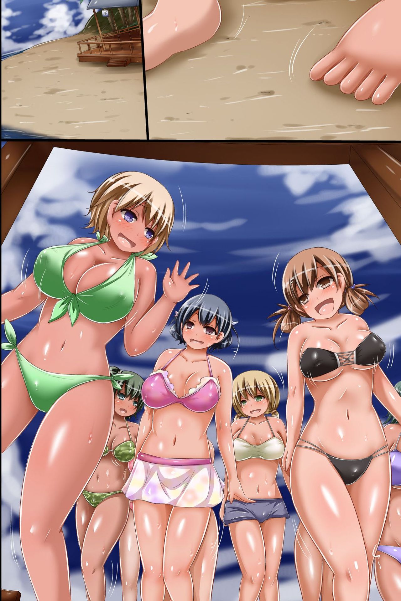 [ＤＬメイト] 全員女!ハーレム島の「主様」になった俺。ハーレム!ハーレム!大乱交!