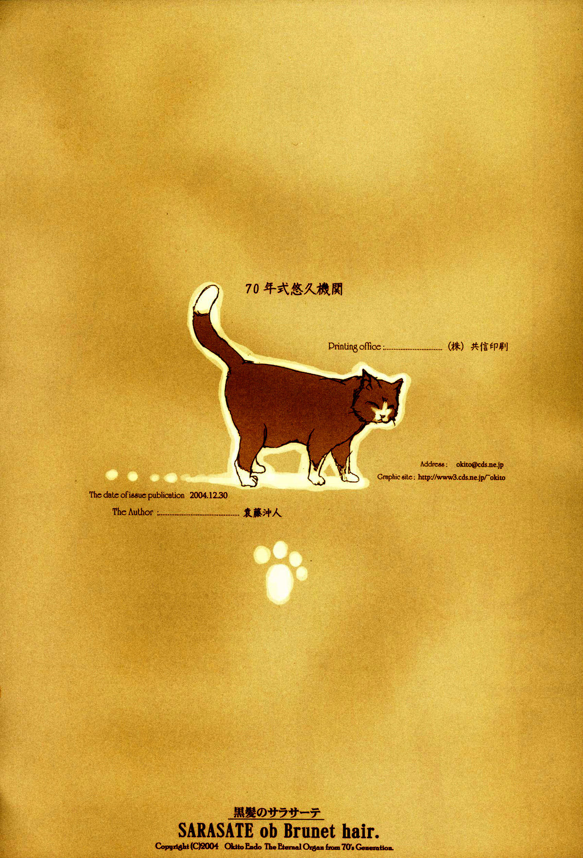 (C67) [70年式悠久機関 (遠藤沖人)] 黒髪のサラサーテ [中国翻訳]