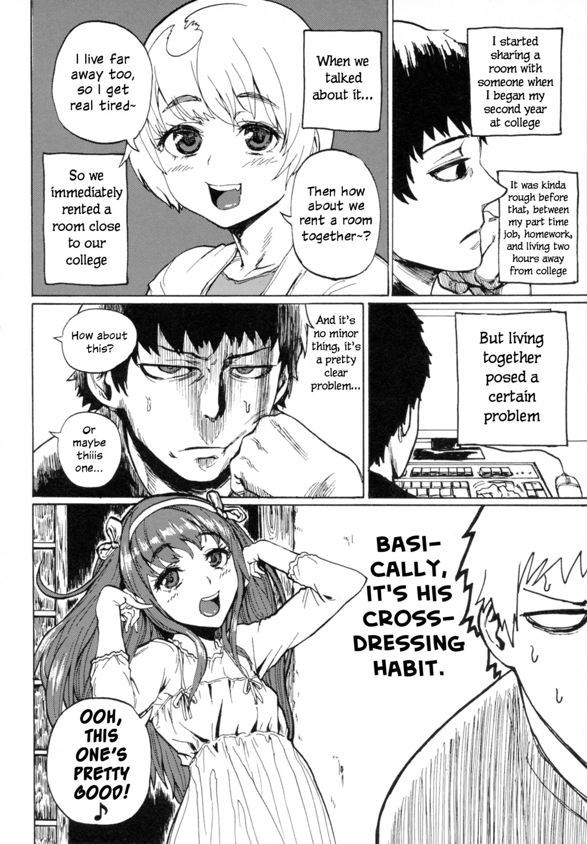 [SGK] しぇあ★ちん (オトコノコ時代 Vol.8) [英訳]