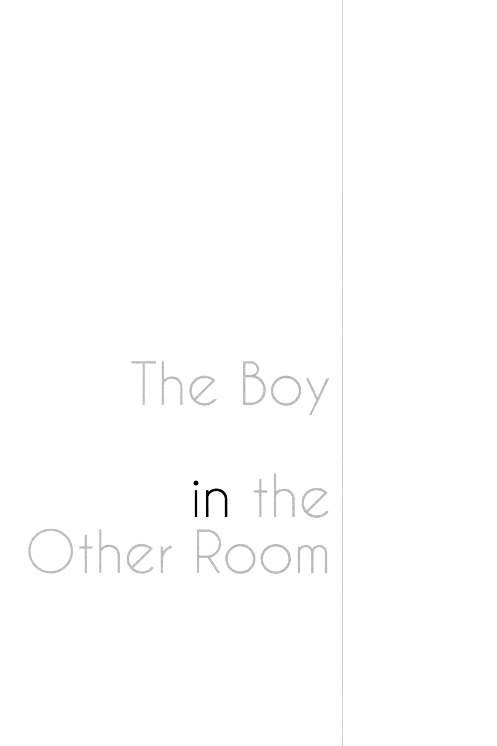(ザ・ワールド) [ハルミツ (大橋)] The Boy in the Other Room (ジョジョの奇妙な冒険)