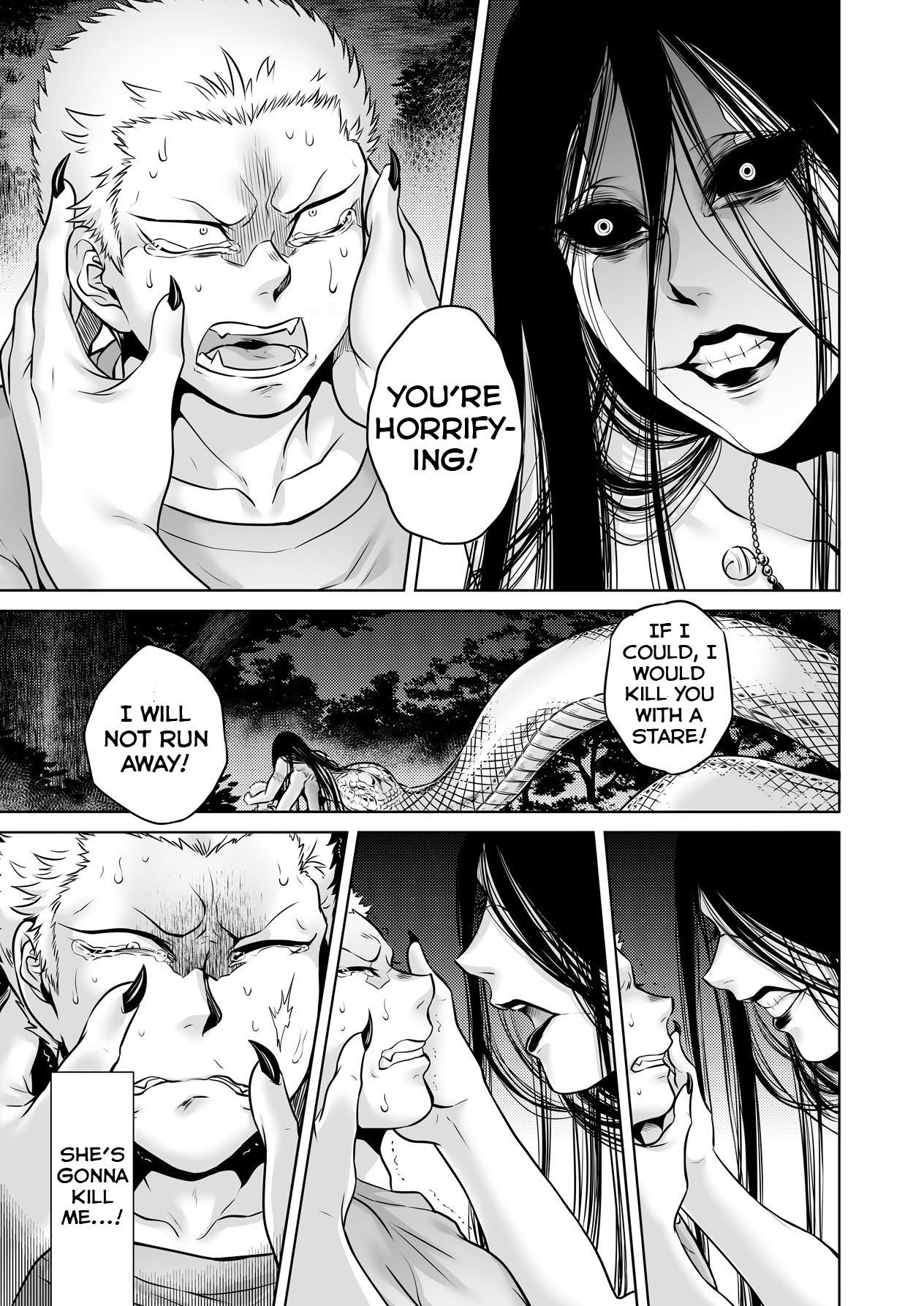 [叙火] 異形怪奇譚 『姦姦蛇螺』 (COMIC 彩蛇 2015年7月号 VOL.1) [英訳] [DL版]