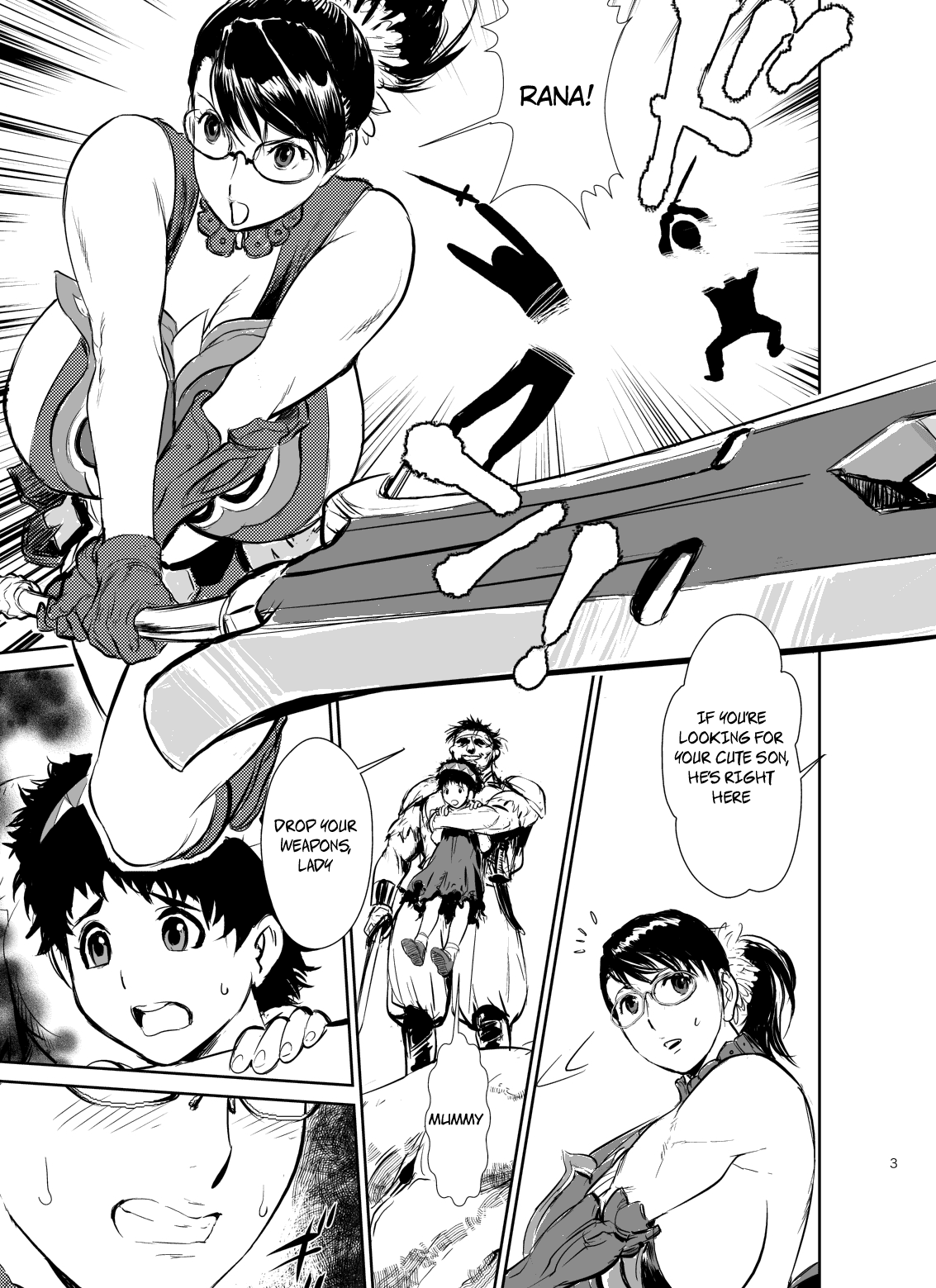 [甚助屋 (甚助)] 武器屋の嫁 拘束凌辱 (クイーンズブレイド) [英訳] [DL版]