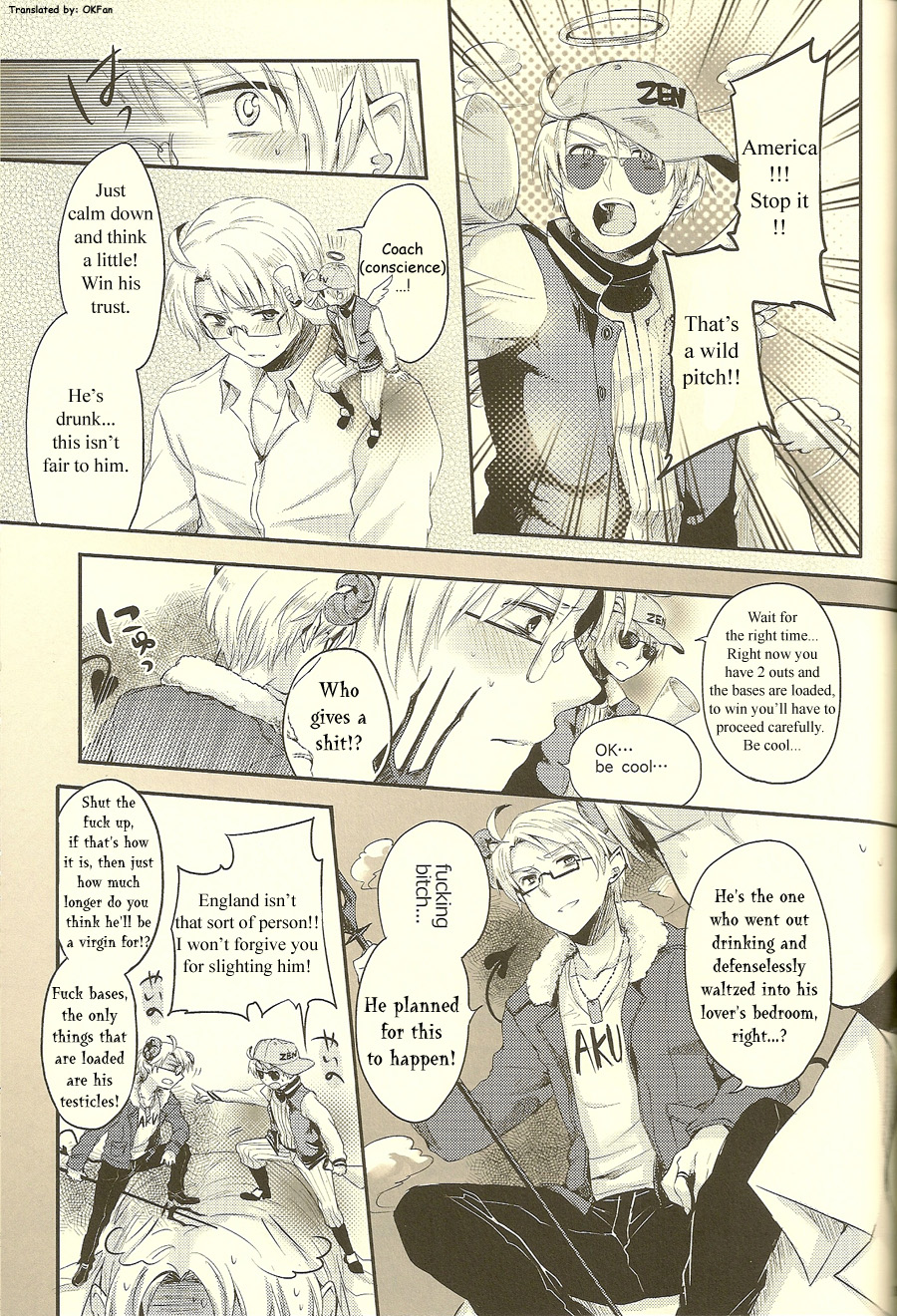 [Yes,sir. (えぷ子)] 童貞よ大志を抱け!! (Axis Powers ヘタリア) [英訳]