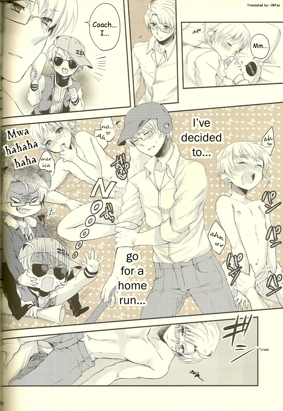 [Yes,sir. (えぷ子)] 童貞よ大志を抱け!! (Axis Powers ヘタリア) [英訳]