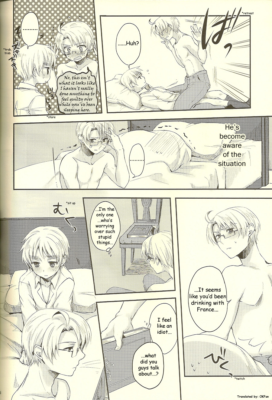 [Yes,sir. (えぷ子)] 童貞よ大志を抱け!! (Axis Powers ヘタリア) [英訳]