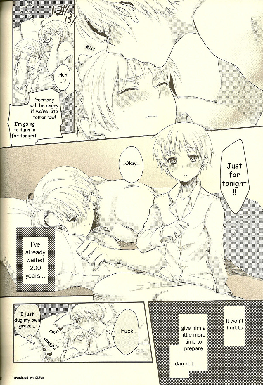 [Yes,sir. (えぷ子)] 童貞よ大志を抱け!! (Axis Powers ヘタリア) [英訳]