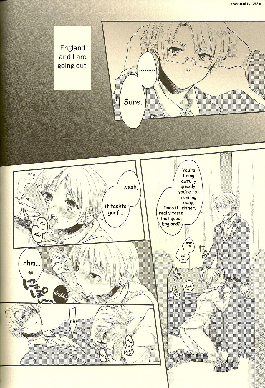 [Yes,sir. (えぷ子)] 童貞よ大志を抱け!! (Axis Powers ヘタリア) [英訳]